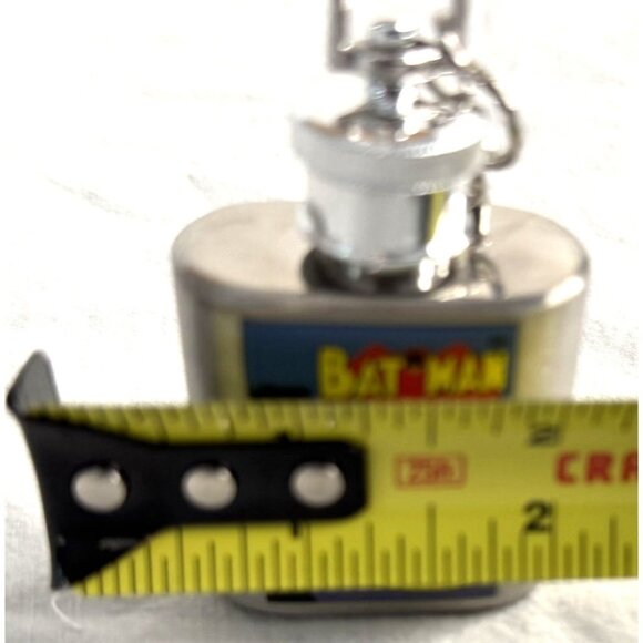 Batman Mini Flask Keychain With Vintage Comic Cover Design - Picture 3 of 4